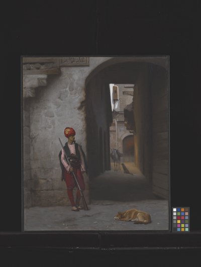El guardia (óleo sobre lienzo) de Georges Michel