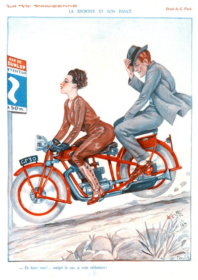 Ilustración de "La Vie Parisienne de Georges Pavis