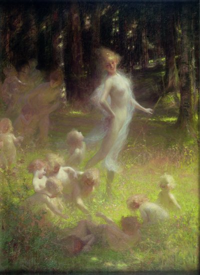Hadas y duendes en la maleza de Georges Picard