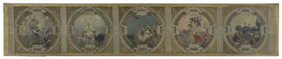 Boceto para la Galería Lobau del Ayuntamiento de París: Arte. Historia. Filosofía. La Revolución Francesa. Ciencia de Georges Picard
