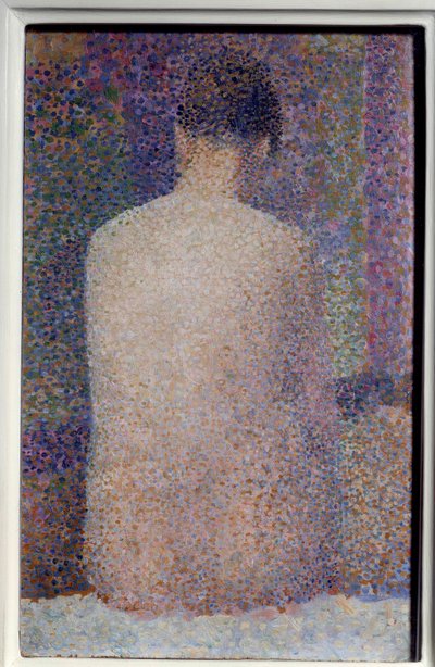 Modelo, vista trasera de Georges Pierre Seurat