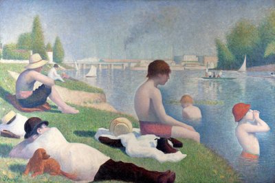 Bañistas en Asnières de Georges Pierre Seurat