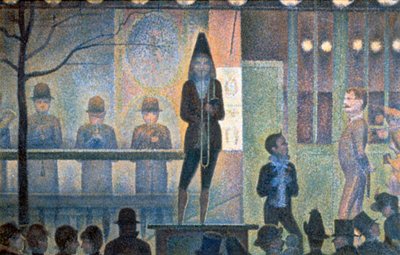 Parada de circo, 1887-1888 de Georges Pierre Seurat