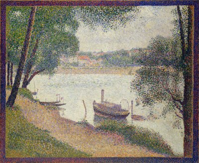 Clima gris, Grande Jatte, c.1886-88 de Georges Pierre Seurat
