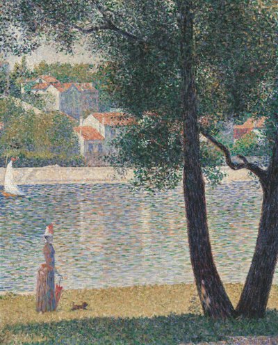 La Seine à Courbevoie, 1885 de Georges Pierre Seurat