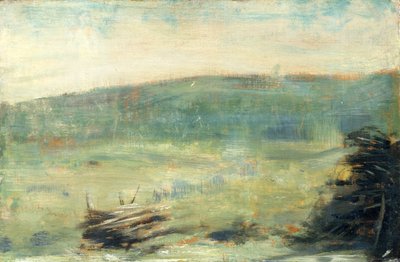 Paisaje en Saint-Ouen de Georges Pierre Seurat
