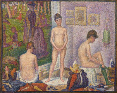 Les Poseuses, Ensemble (Pequeña versión) de Georges Pierre Seurat