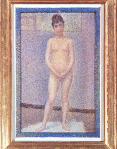 Modelo de frente (Poseuse de face) de Georges Pierre Seurat