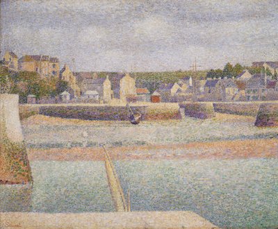 Port-en-Bessin: El puerto exterior (marea baja) de Georges Pierre Seurat