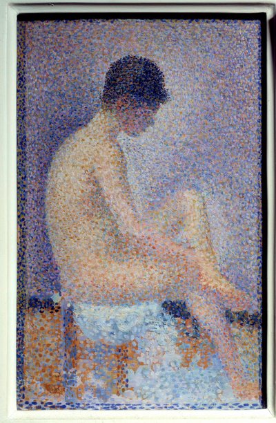 Modelo de perfil de Georges Pierre Seurat