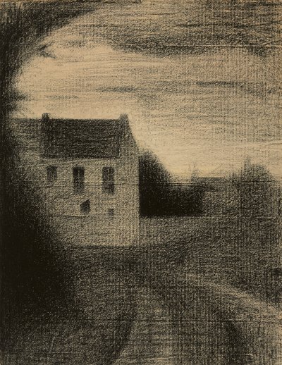 Casa cuadrada, c.1882-1884 de Georges Pierre Seurat
