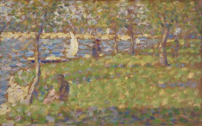 Estudio para "La Grande Jatte" de Georges Pierre Seurat