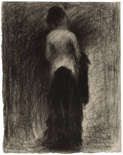 El paseo, c.1882 de Georges Pierre Seurat