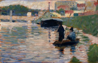 Vista del Sena, 1882-83 de Georges Pierre Seurat