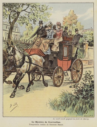 Le Mystere de Courvaillan de Georges Redon