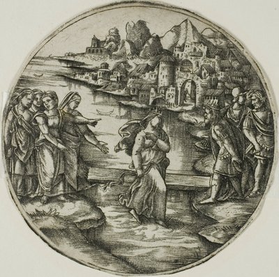 La Reina de Saba Caminando sobre las Aguas de Georges Reverdy