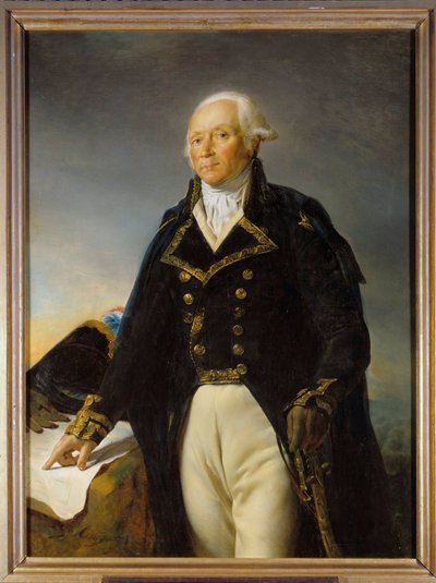 Retrato de François Christophe Kellermann (1735-1820), duque de Valmy, general en jefe del ejército de Mosela. Pintura de Georges Rouget (1784-1869) 1792 de Georges Rouget