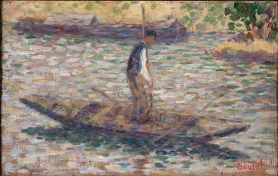 Una pescadora de Georges Seurat