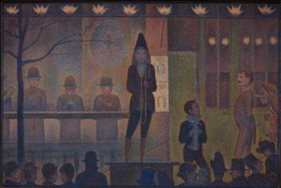 Espectáculo secundario de circo de Georges Seurat