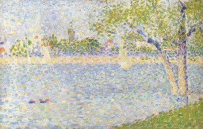 El Sena visto desde la Grande Jatte. 1888 de Georges Seurat