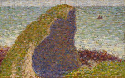 Georges Seurat - Le Bec du Hoc (Estudio) de Georges Seurat
