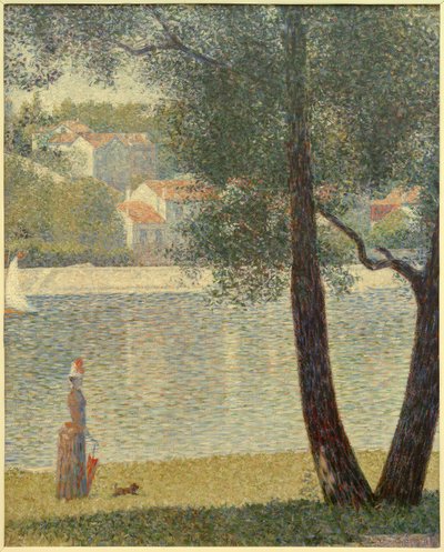 El Sena en Courbevoie de Georges Seurat