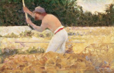 El rompedor de piedras de Georges Seurat