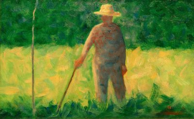 El jardinero de Georges Seurat