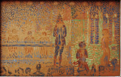 Desfile de circo de Georges Seurat