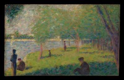 Estudio para "Un domingo en La Grande Jatte" de Georges Seurat