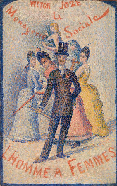 El hombre de las damas de Georges Seurat