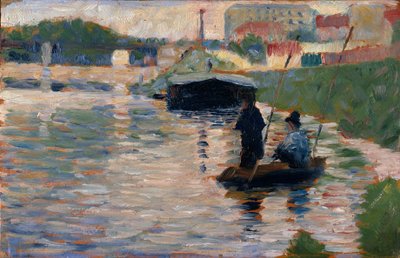 Vista del Sena de Georges Seurat