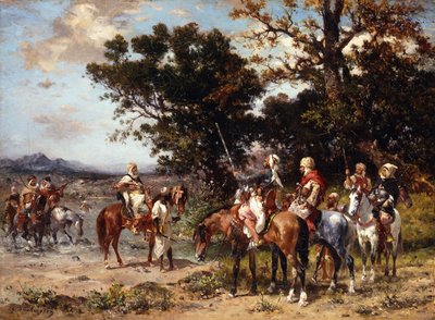 La partida para la caza de Georges Washington