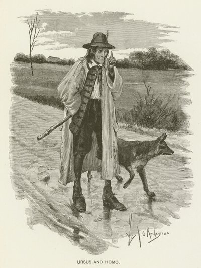 Ursus y Homo de Georges after Rochegrosse