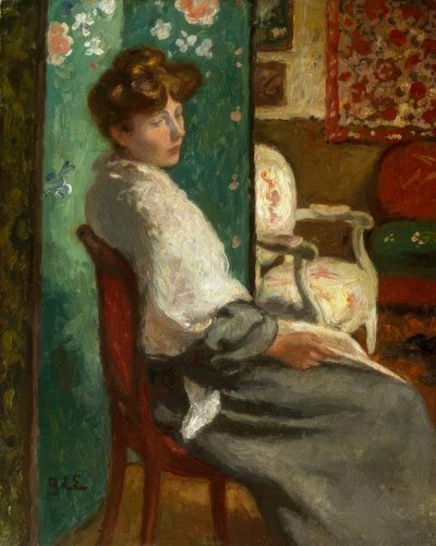 Mujer sentada de Georges d Espagnat