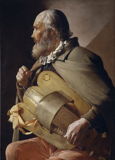 Tocador de zanfoña ciego, 1610-1630 de Georges de La Tour