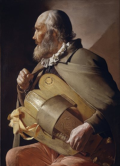 Músico ciego con zanfona de Georges de La Tour