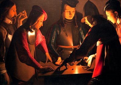 Los jugadores de dados de Georges de La Tour