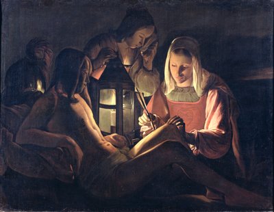 San Sebastián atendido por Santa Irene y las Santas Mujeres de Georges de La Tour