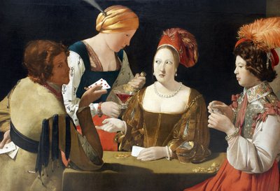 El tramposo con el as de diamantes, c. 1635 de Georges de La Tour