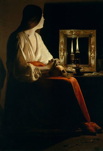 La Magdalena penitente, ca. 1640 de Georges de La Tour