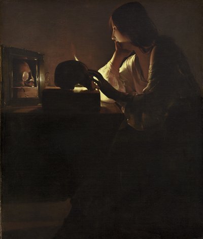 La Magdalena arrepentida, 1635-40 de Georges de La Tour