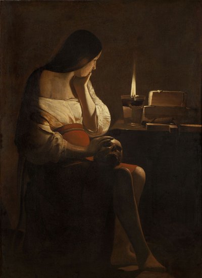 La Magdalena arrepentida de Georges de La Tour