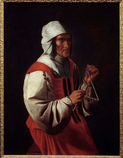 El jugador de triángulo de Georges de La Tour