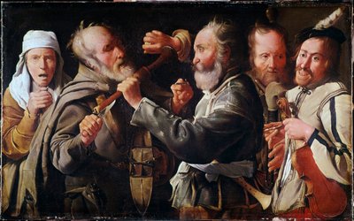 Pelea entre músicos de Georges de La Tour