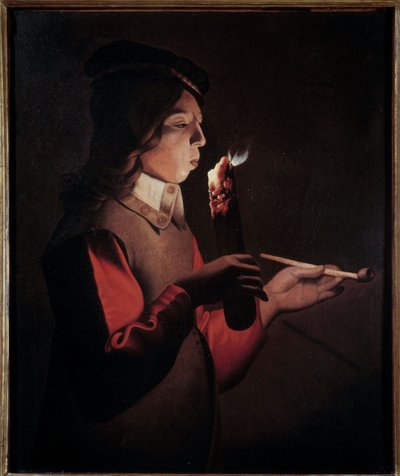 El joven fumador Pintura de Georges de La Tour (1593-1652) de Georges de La Tour