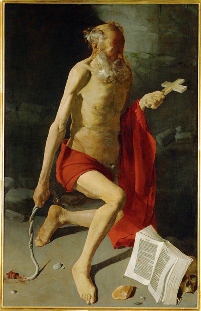 Penitencia de San Jerónimo (pintura) de Georges de la Tour