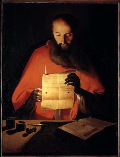 San Jerónimo leyendo de Georges de La Tour