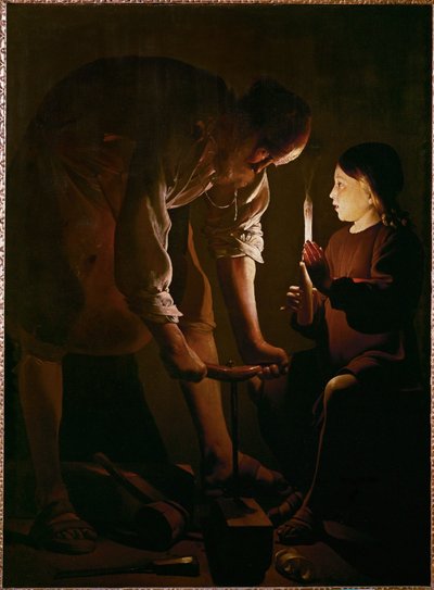 Carpintero San José ... de Georges de La Tour