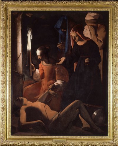 San Sebastián es atendido por Santa Irene de Georges de La Tour